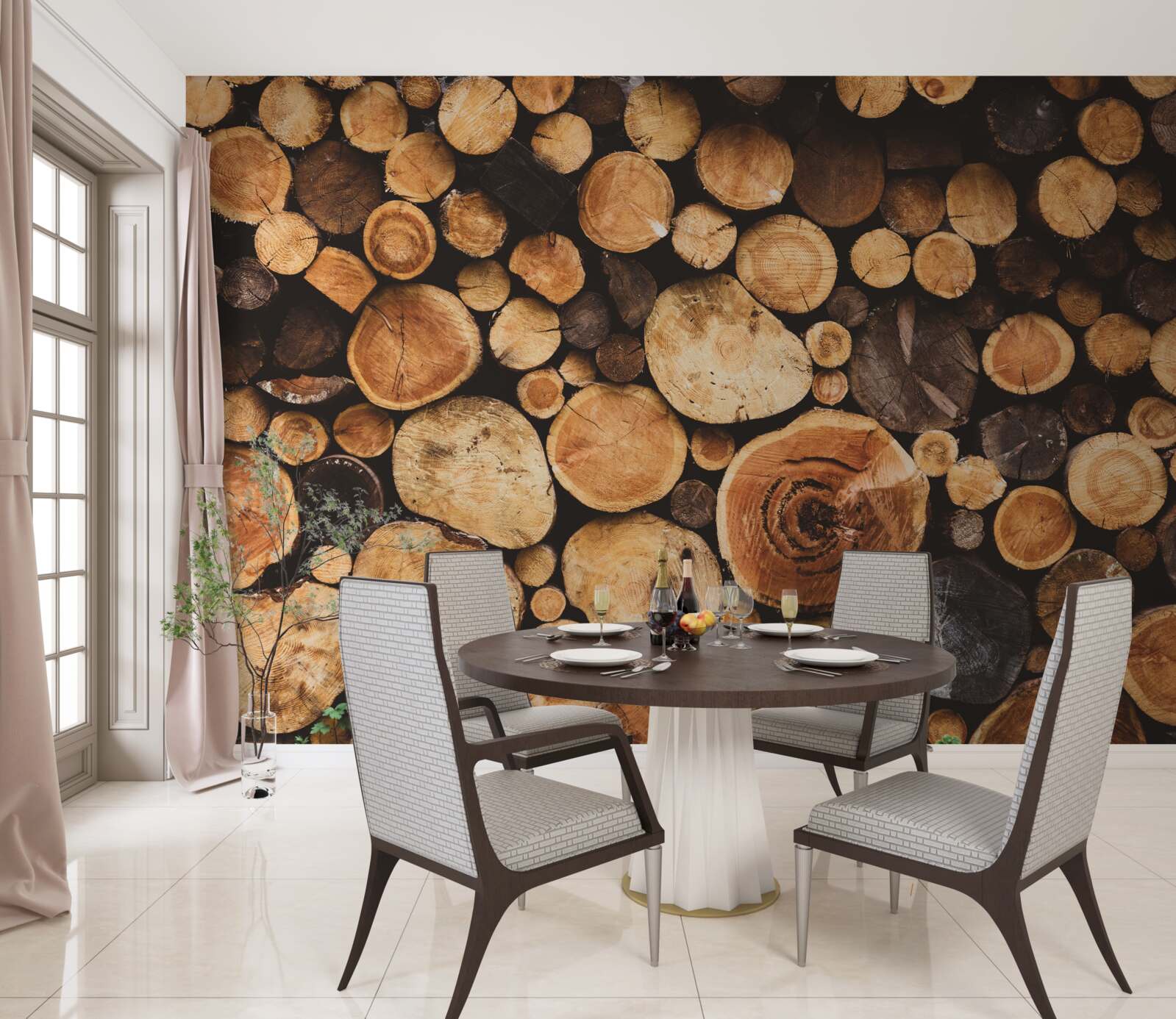 Фотошпалери суцільні рубки