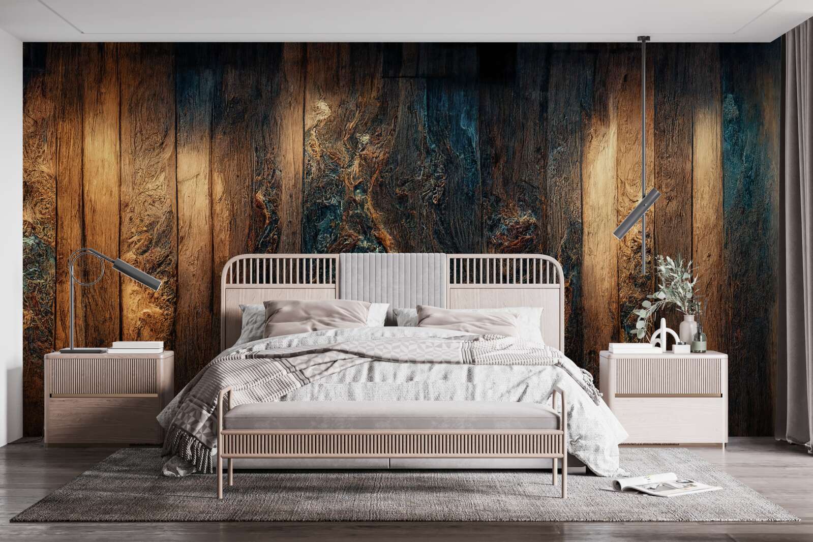 Фотошпалери фон зі старого, темного дерева