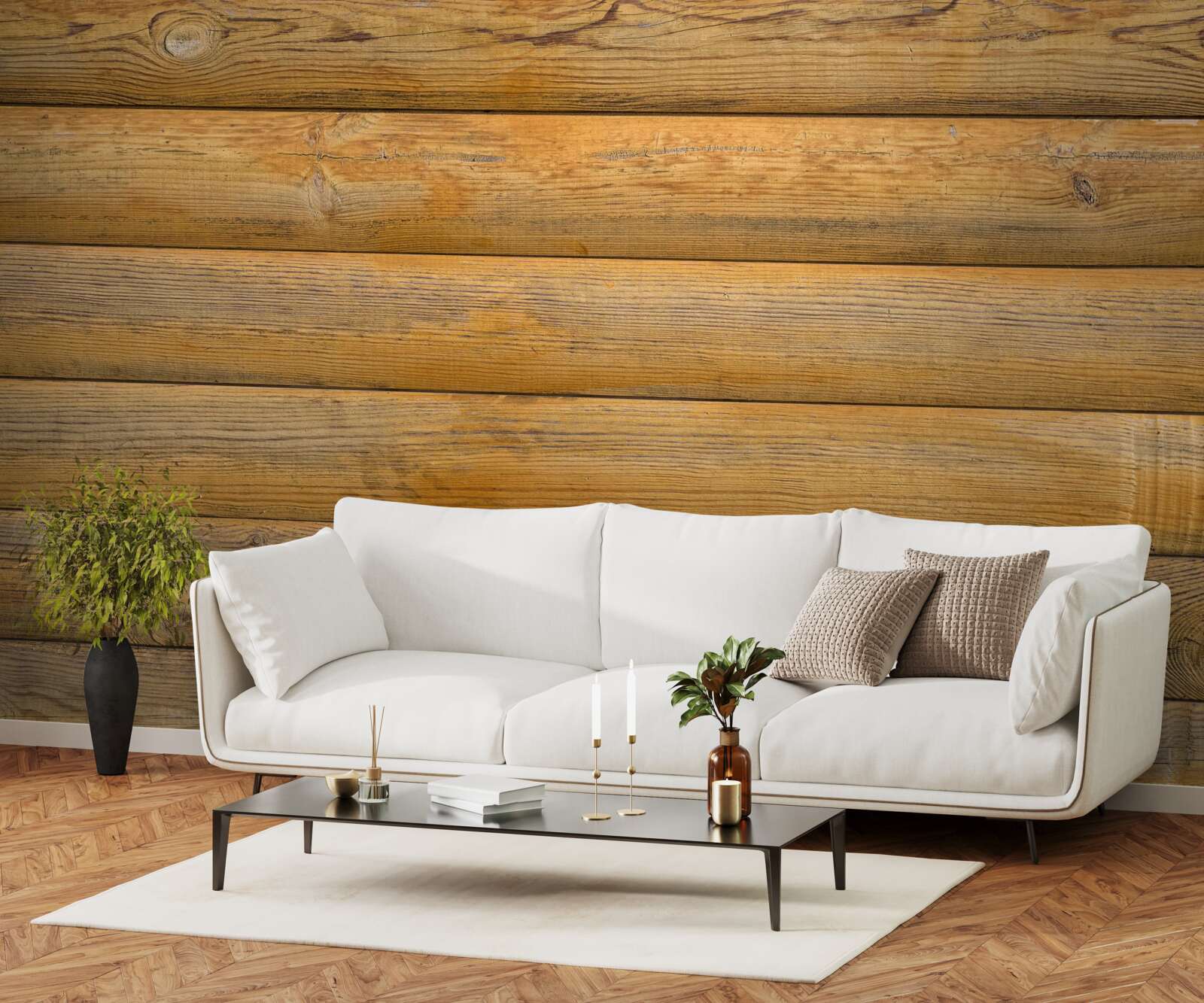 Фотошпалери Стіна викладена тюками