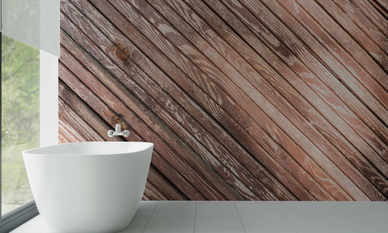 Фотошпалери вузькі дерев'яні бруски