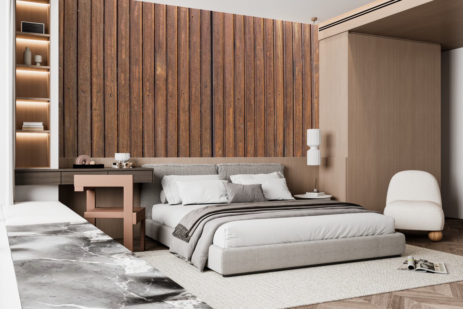 Фотошпалери суцільний бар'єр зі старих дерев'яних балок