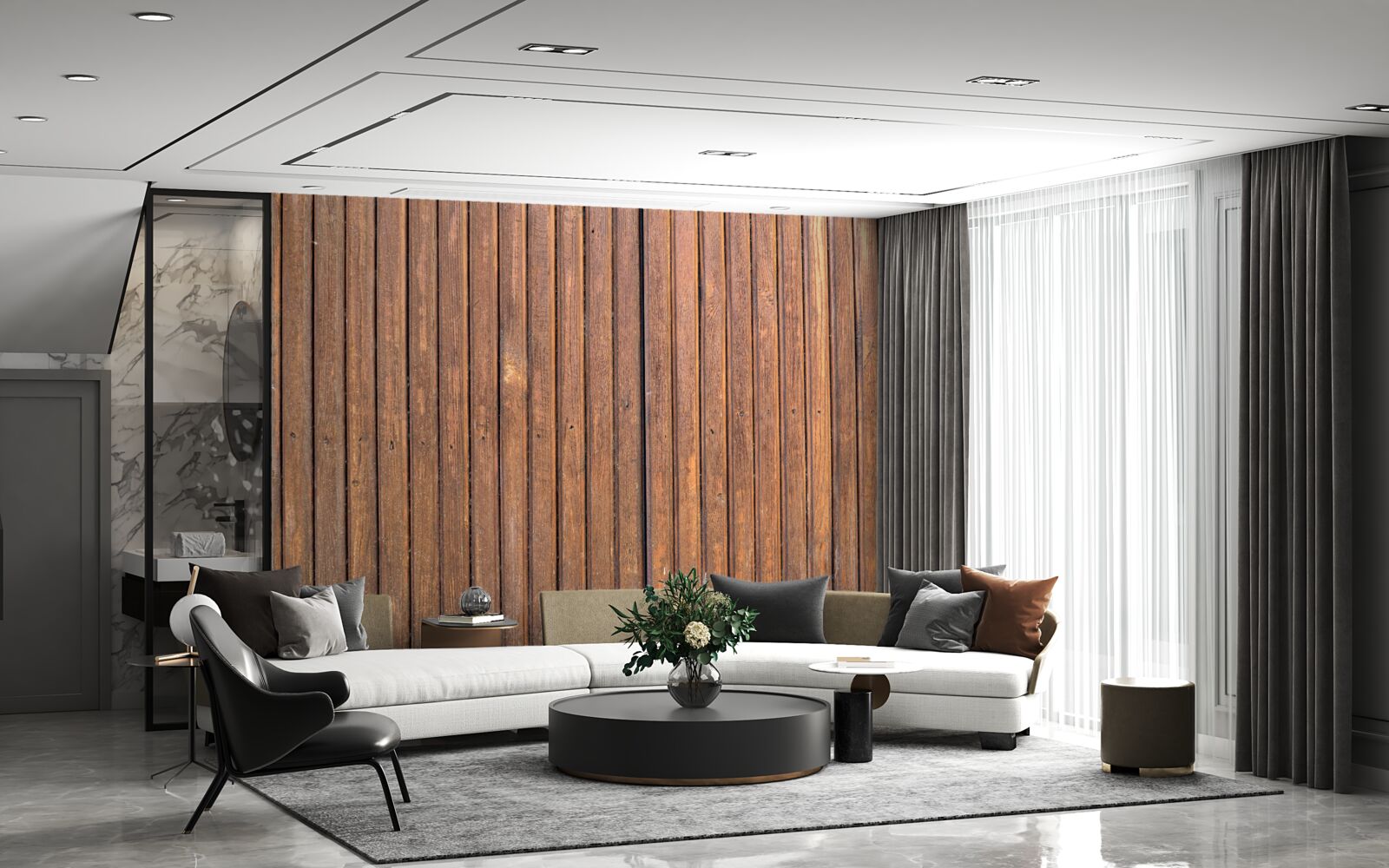 Фотошпалери суцільний бар'єр зі старих дерев'яних балок