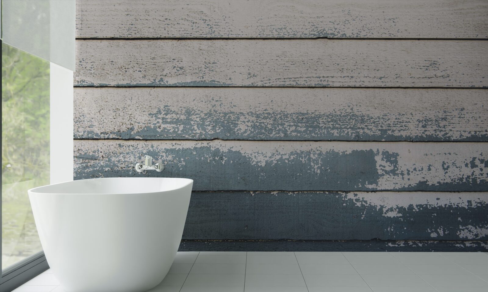 Фотошпалери стара дерев'яна панель, яка втратила своє покриття