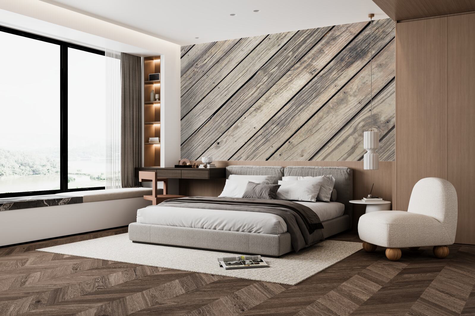 Фотошпалери дерев'яне тло зі старих дощок