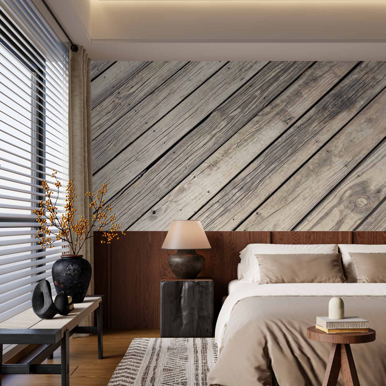 Фотошпалери дерев'яне тло зі старих дощок