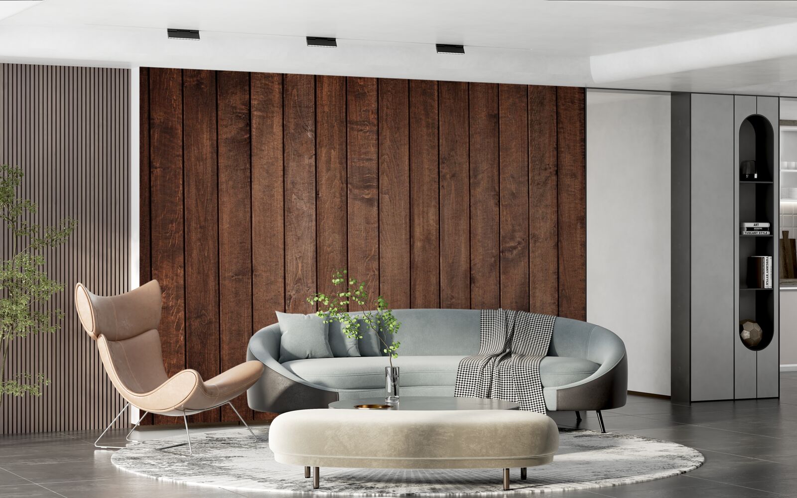 Фотошпалери паркетна дошка має привабливий темно-коричневий відтінок