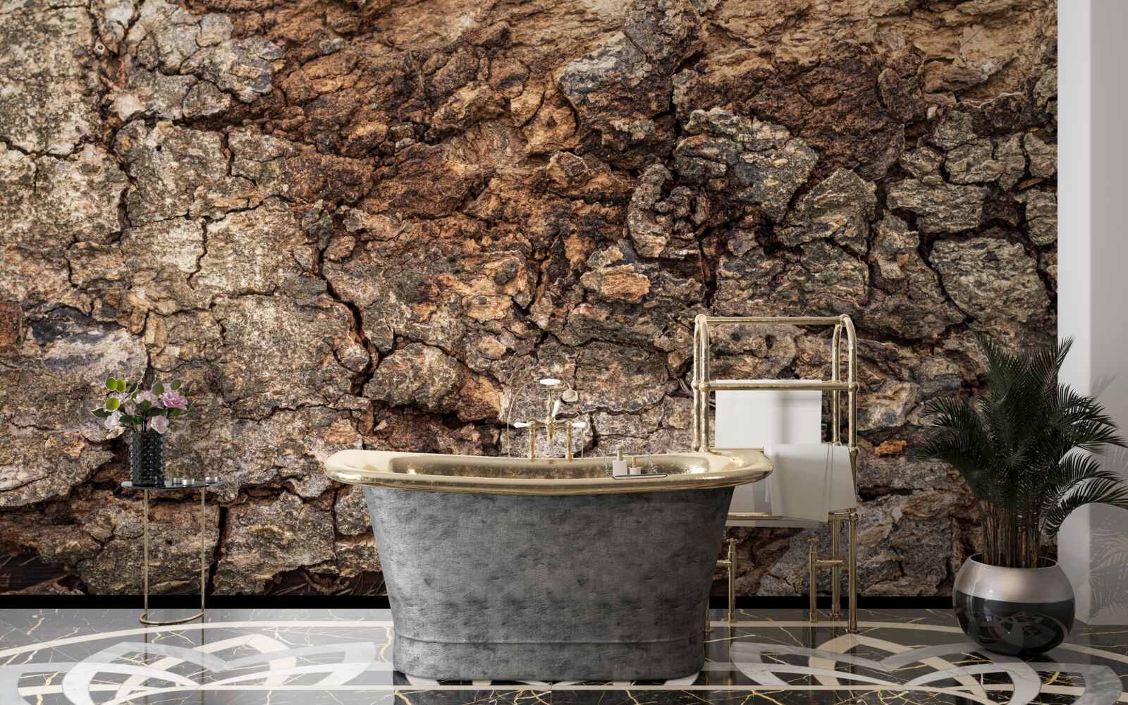 Фотошпалери автентична дерев'яна шкіра