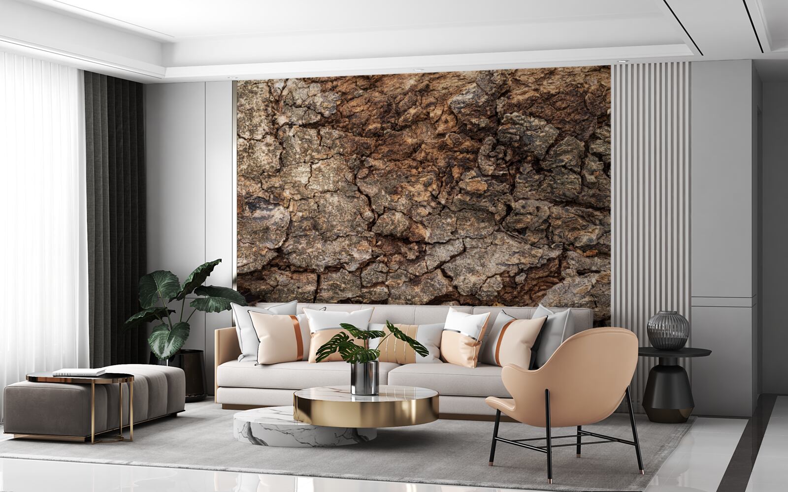 Фотошпалери автентична дерев'яна шкіра