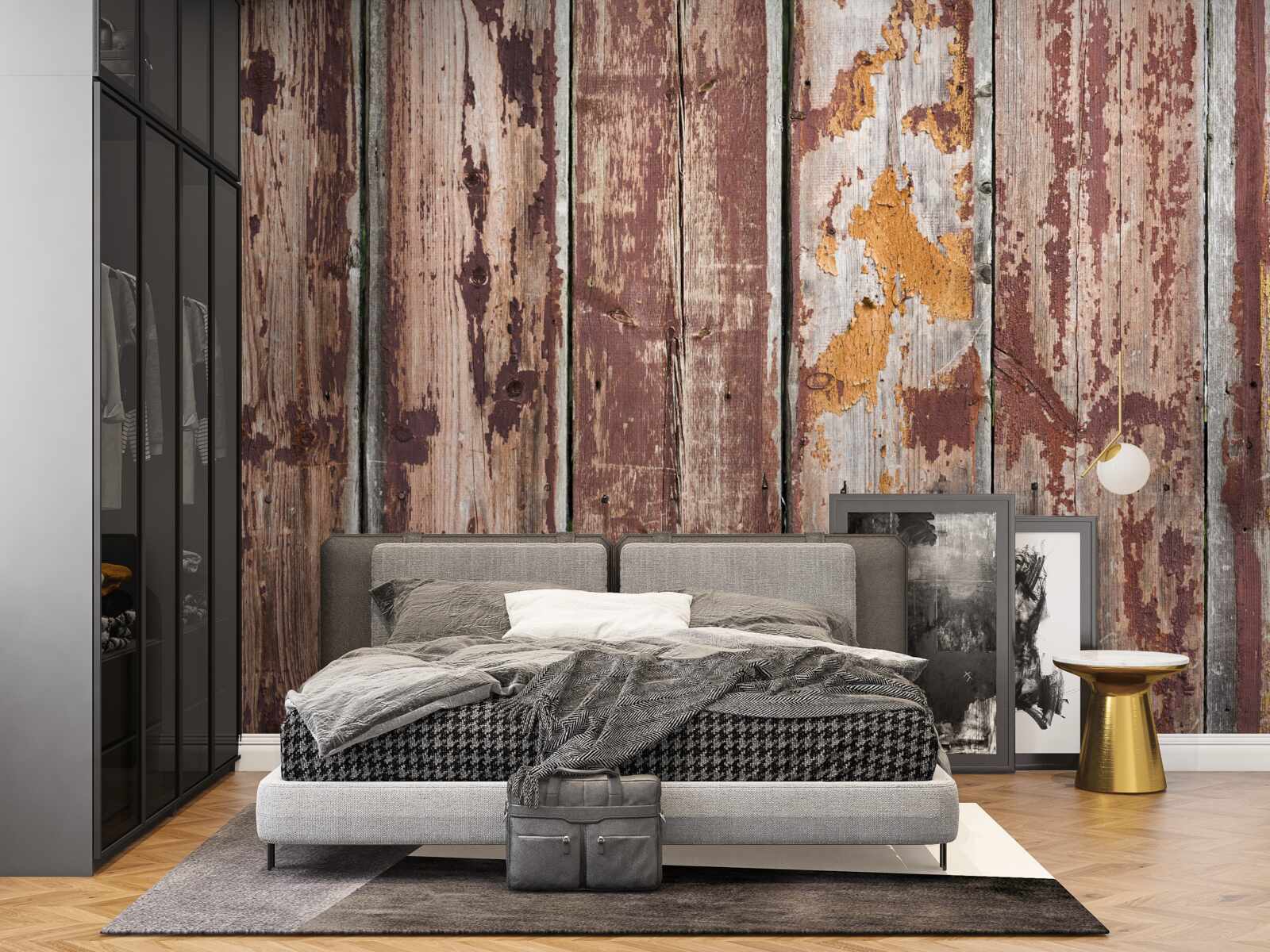 Фотошпалери дерев'яне тло, просочене вологою