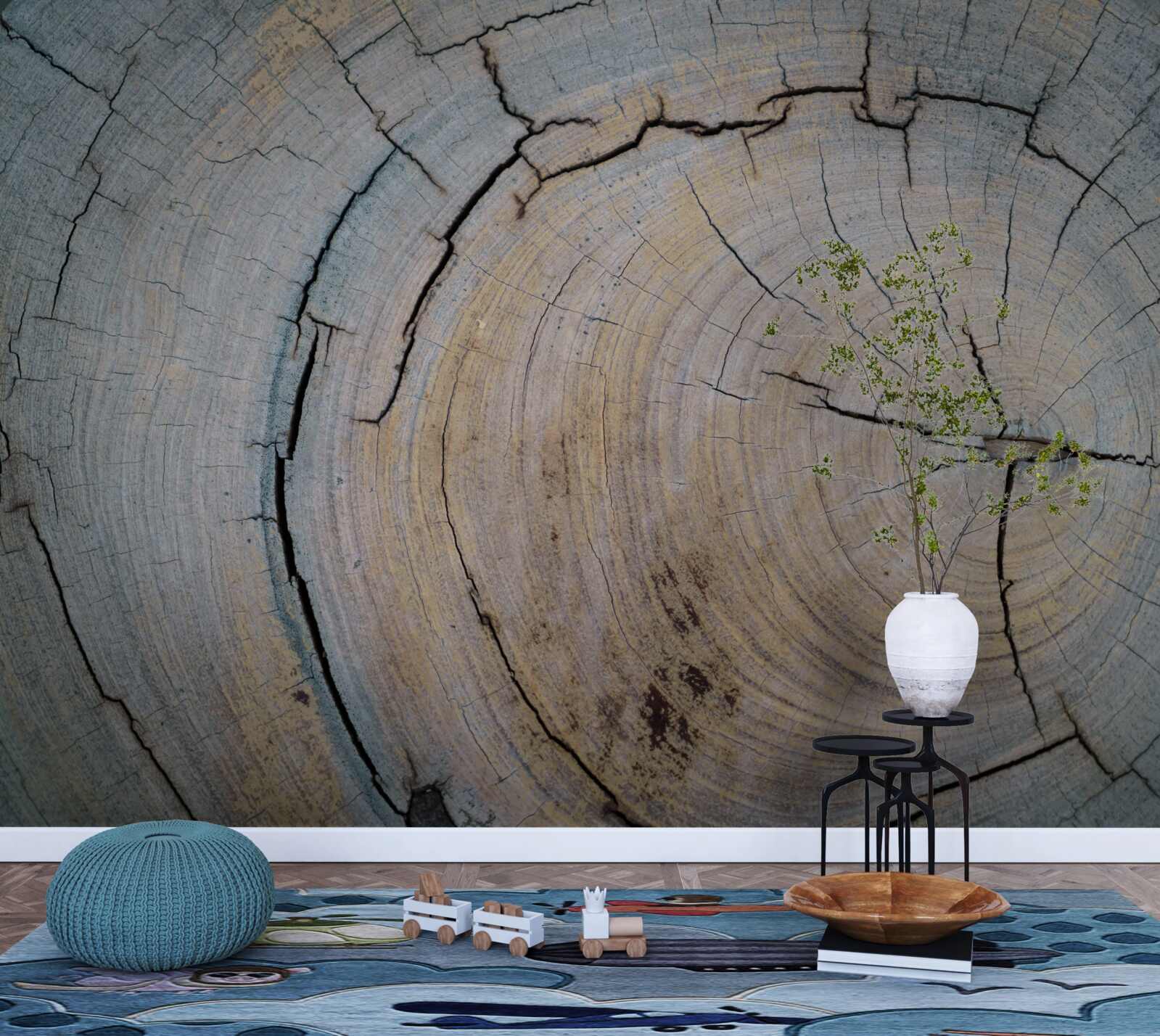 Фотошпалери детальний вигляд стовбура дерева