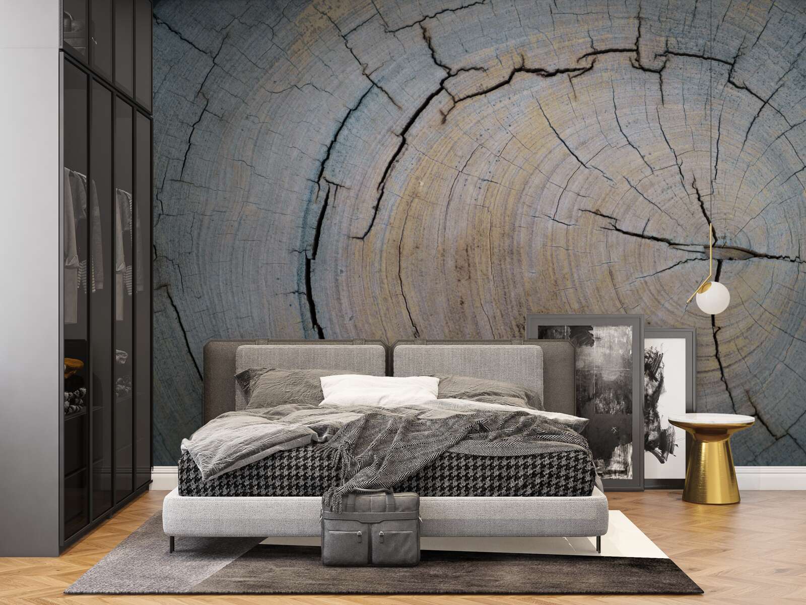 Фотошпалери детальний вигляд стовбура дерева