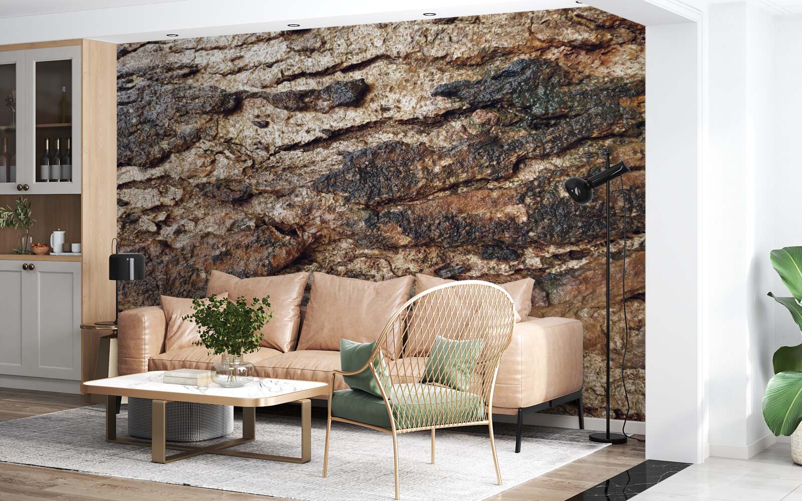 Фотошпалери приваблива натуральна шкіра