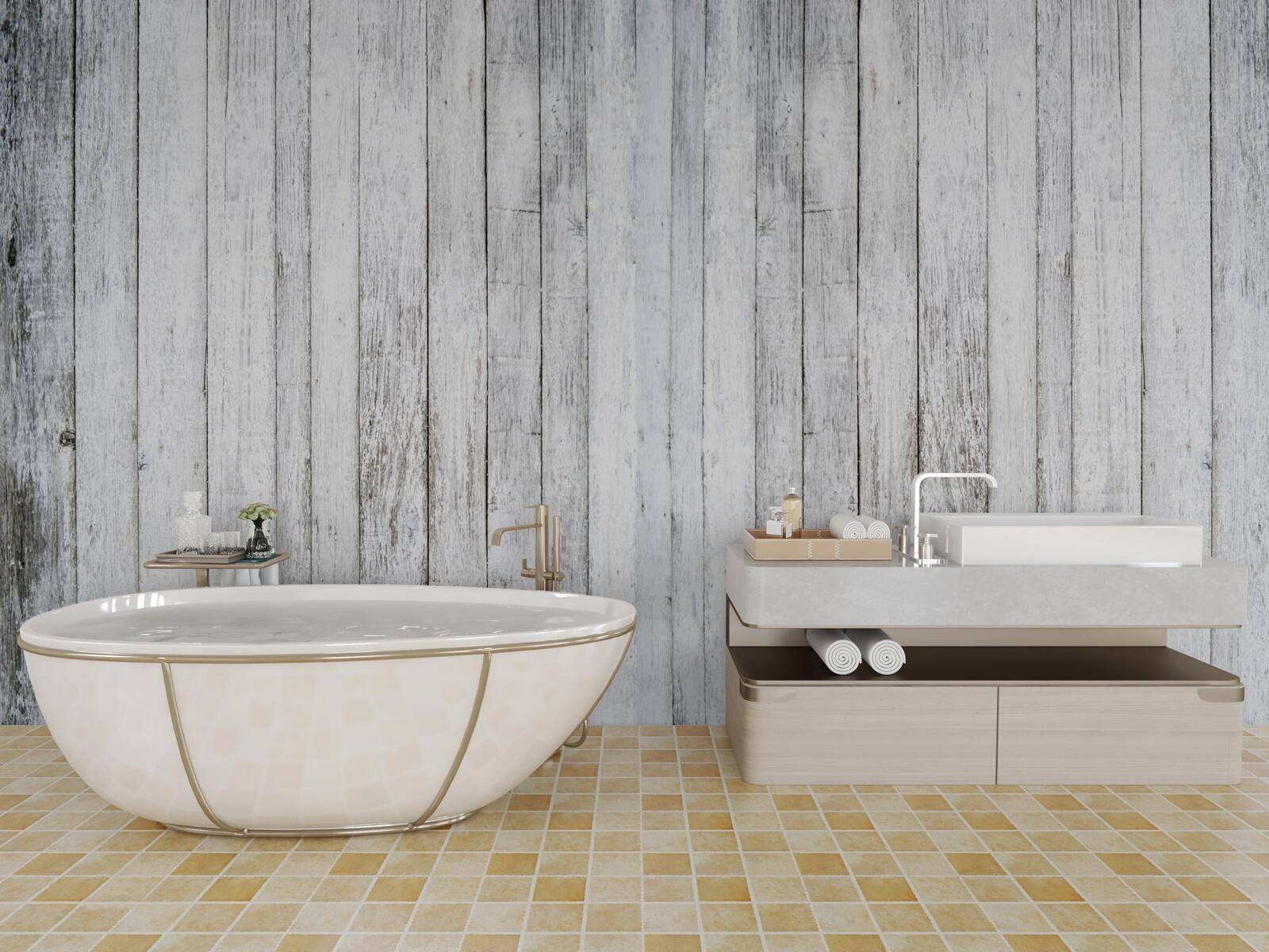 Фотошпалери тонкі палички зі світло-сірого дерева