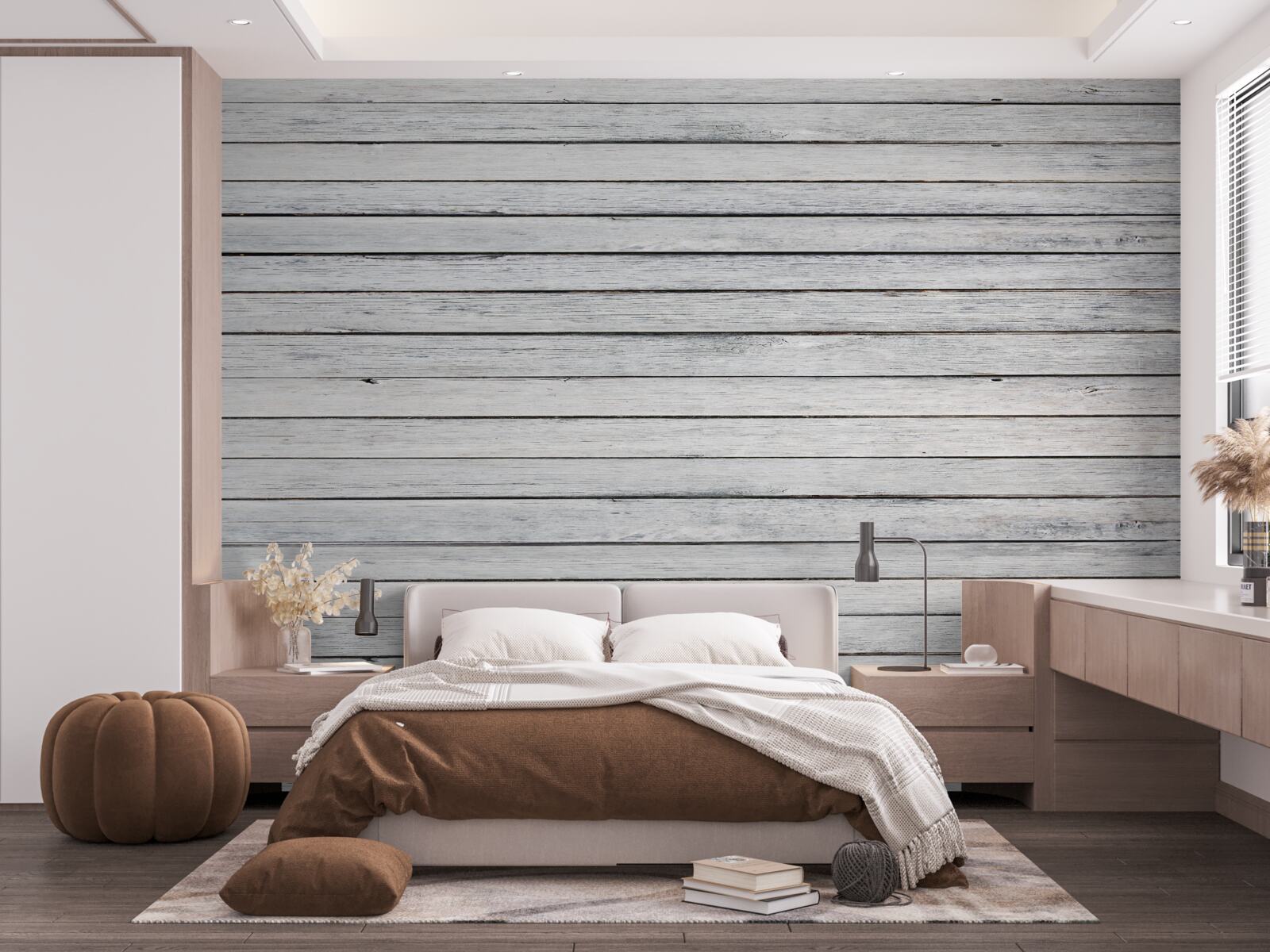 Фотошпалери вузькі дерев'яні палиці сірого кольору