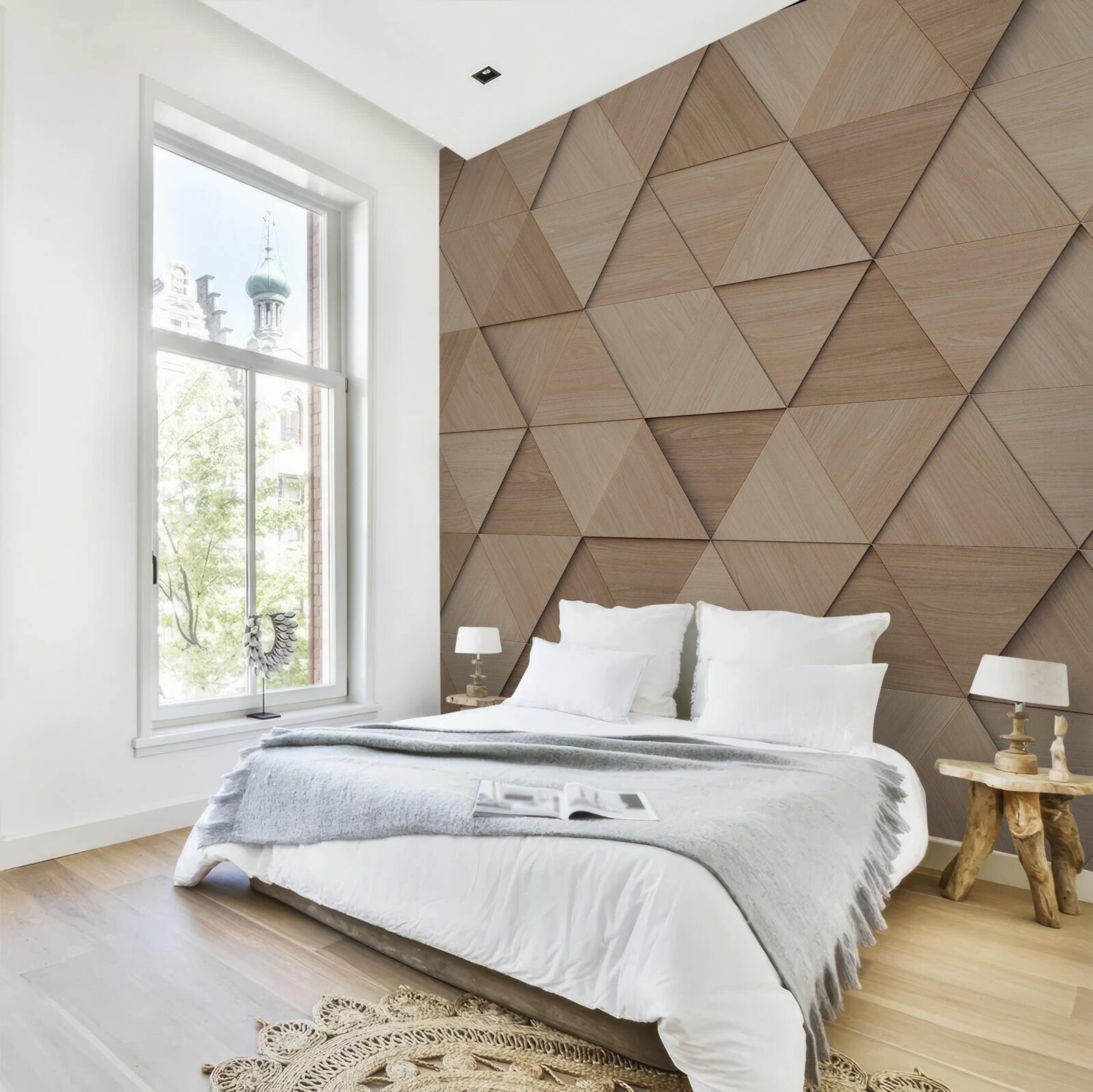 Фотошпалери декоративна дерев'яна настінна панель