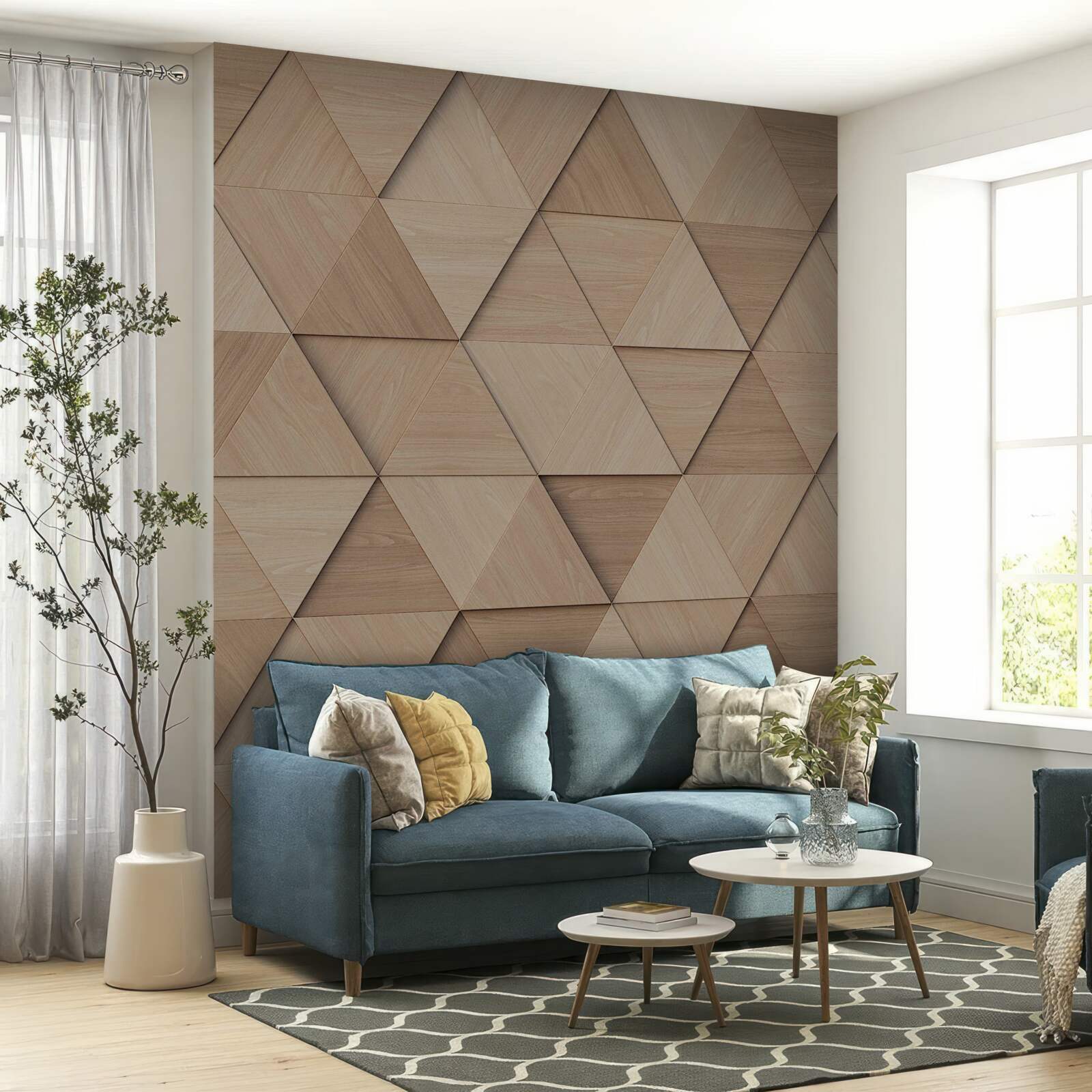 Фотошпалери декоративна дерев'яна настінна панель