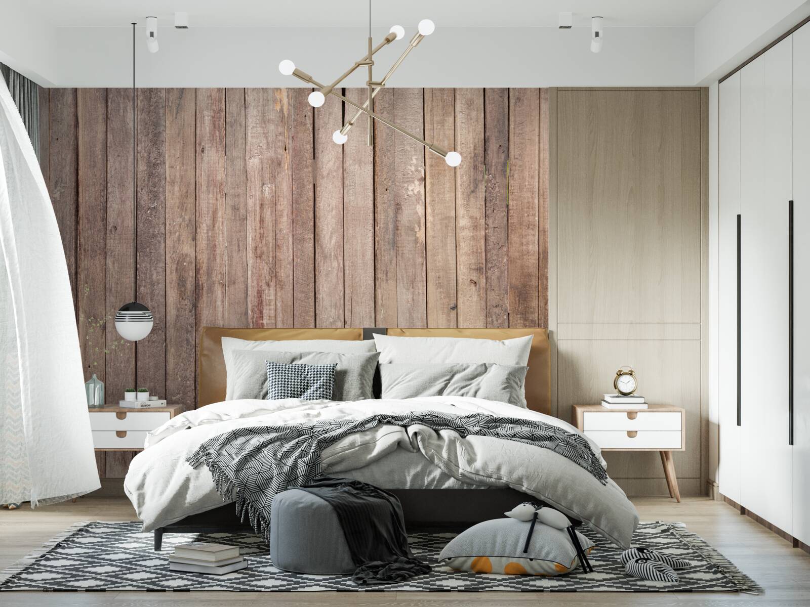 Фотошпалери паркетна дошка різних відтінків