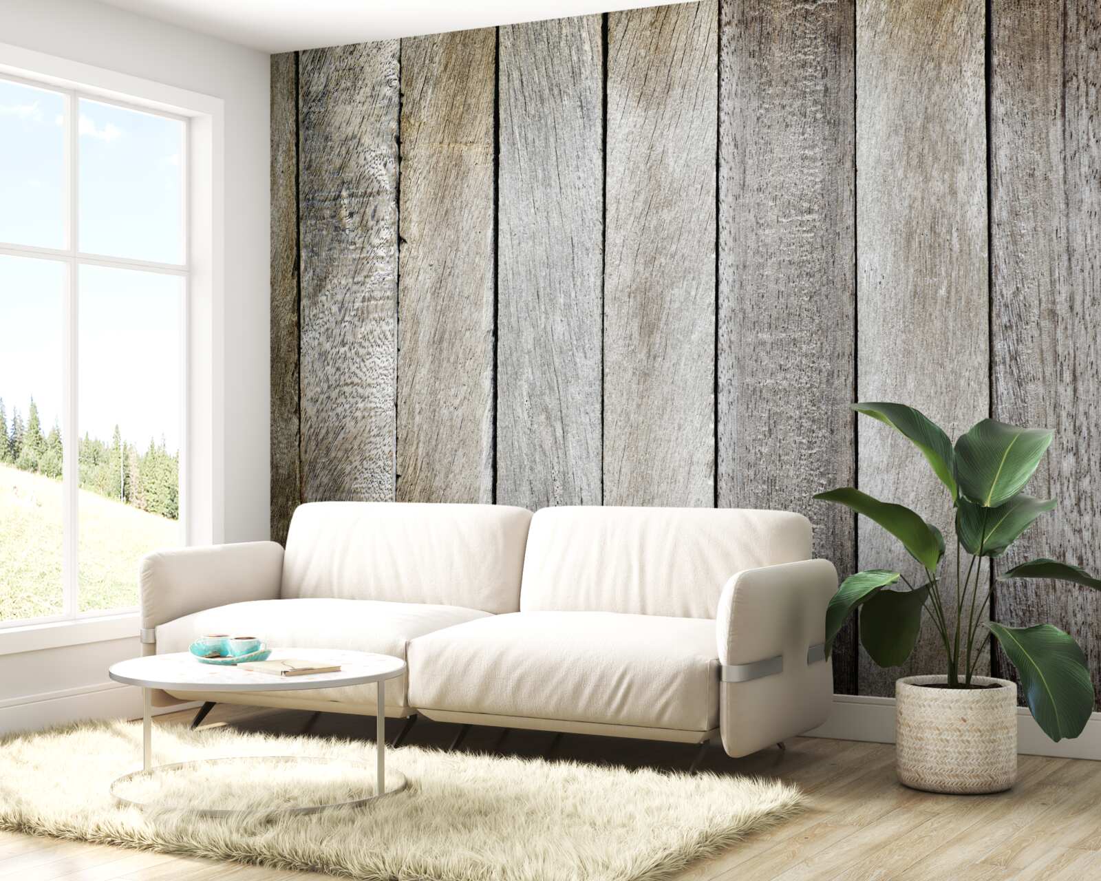 Фотошпалери паркетна дошка з ефектом старіння