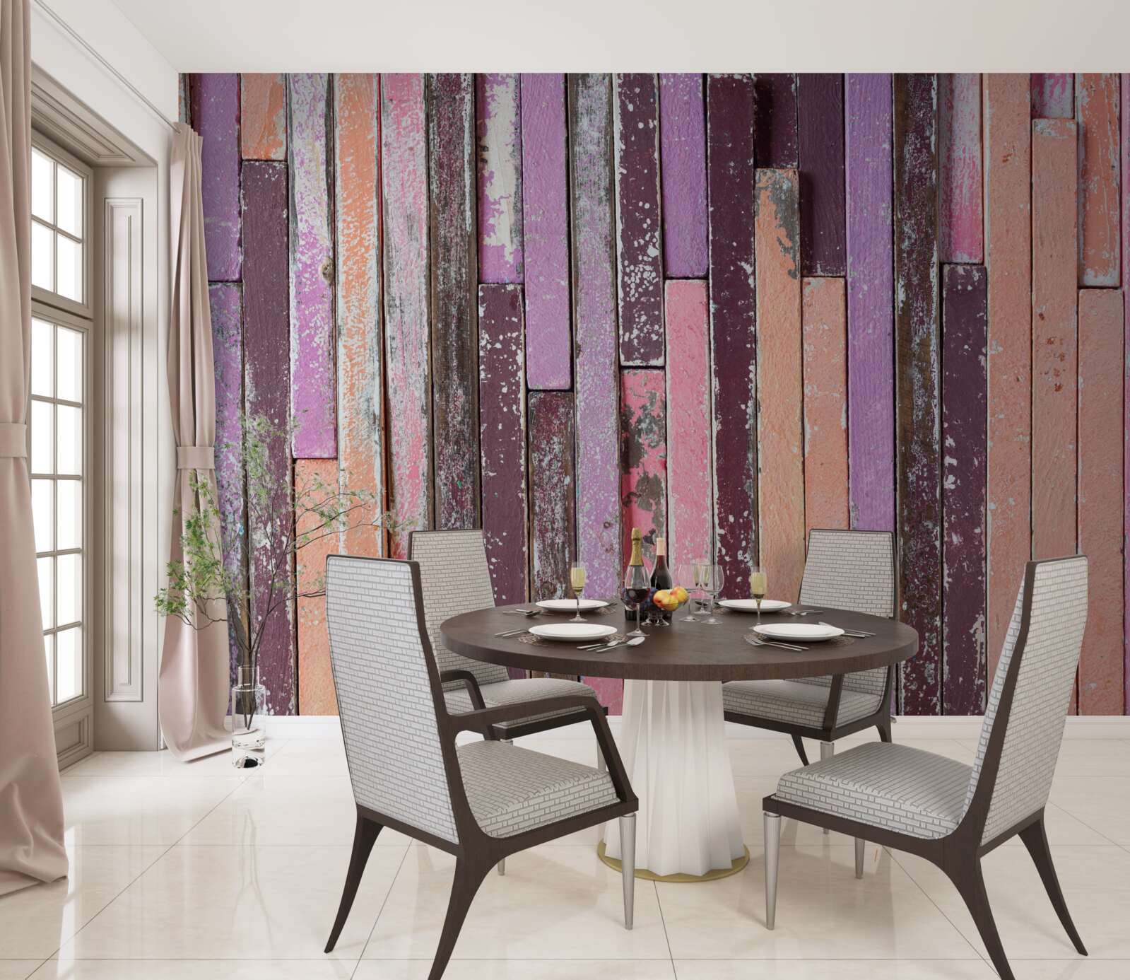 Фотошпалери дерев'яні паркетні планки різних кольорів з давніх часів