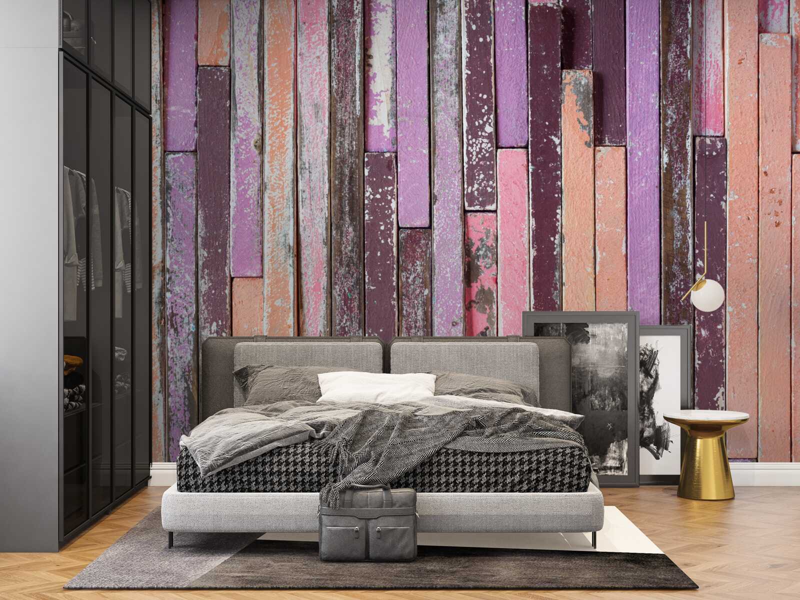 Фотошпалери дерев'яні паркетні планки різних кольорів з давніх часів