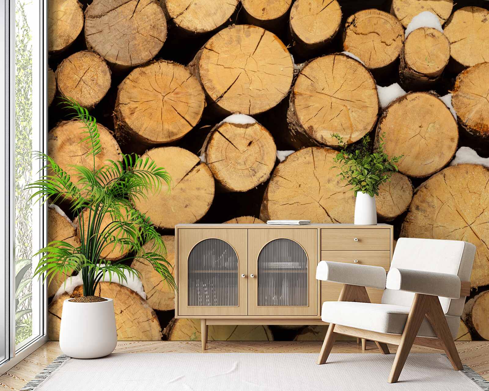 Фотошпалери дбайлива вирубка дерев