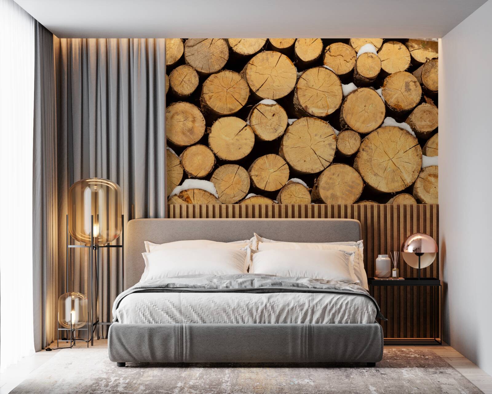 Фотошпалери дбайлива вирубка дерев