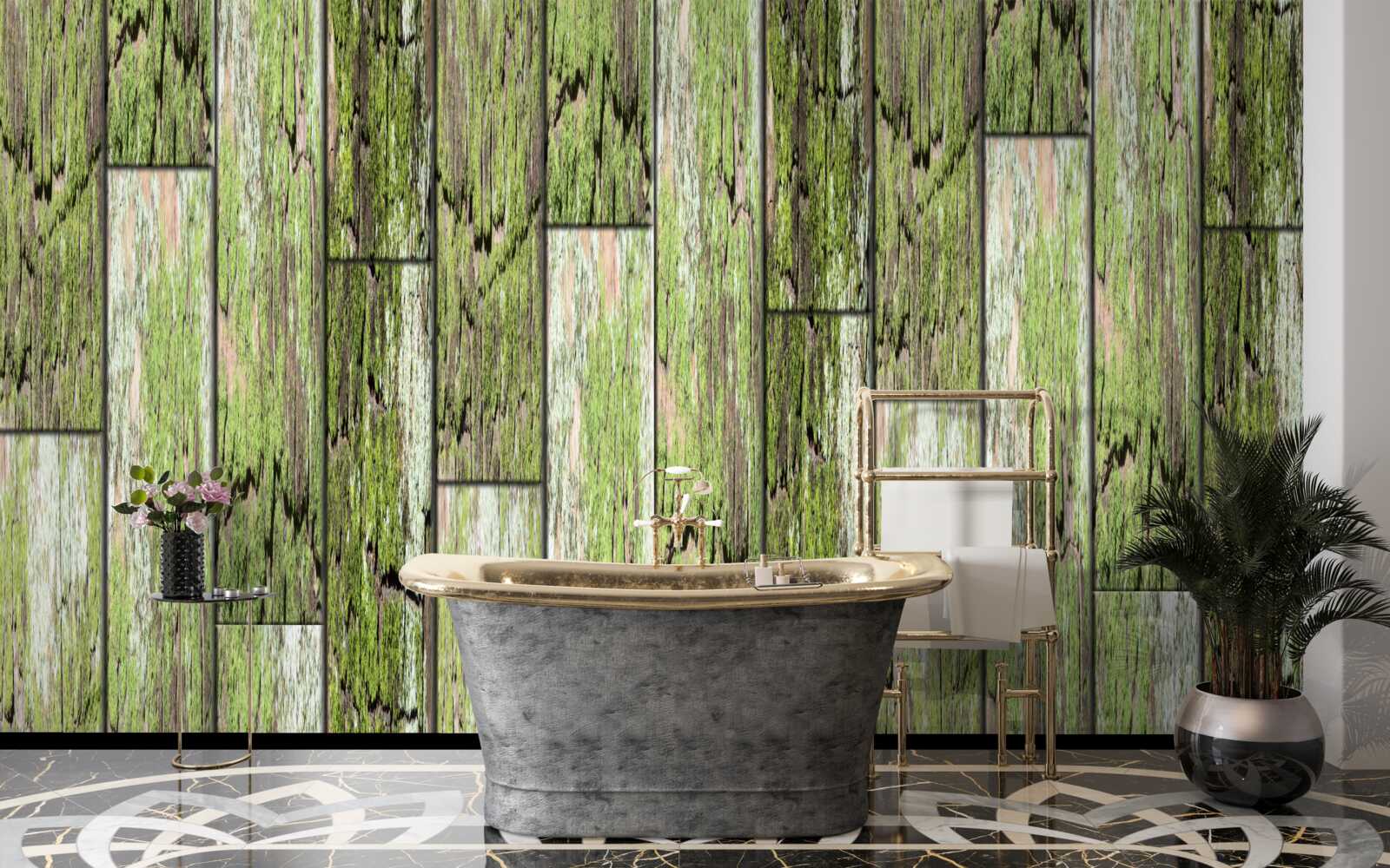 Фотошпалери старовинні пофарбовані дерев'яні вироби