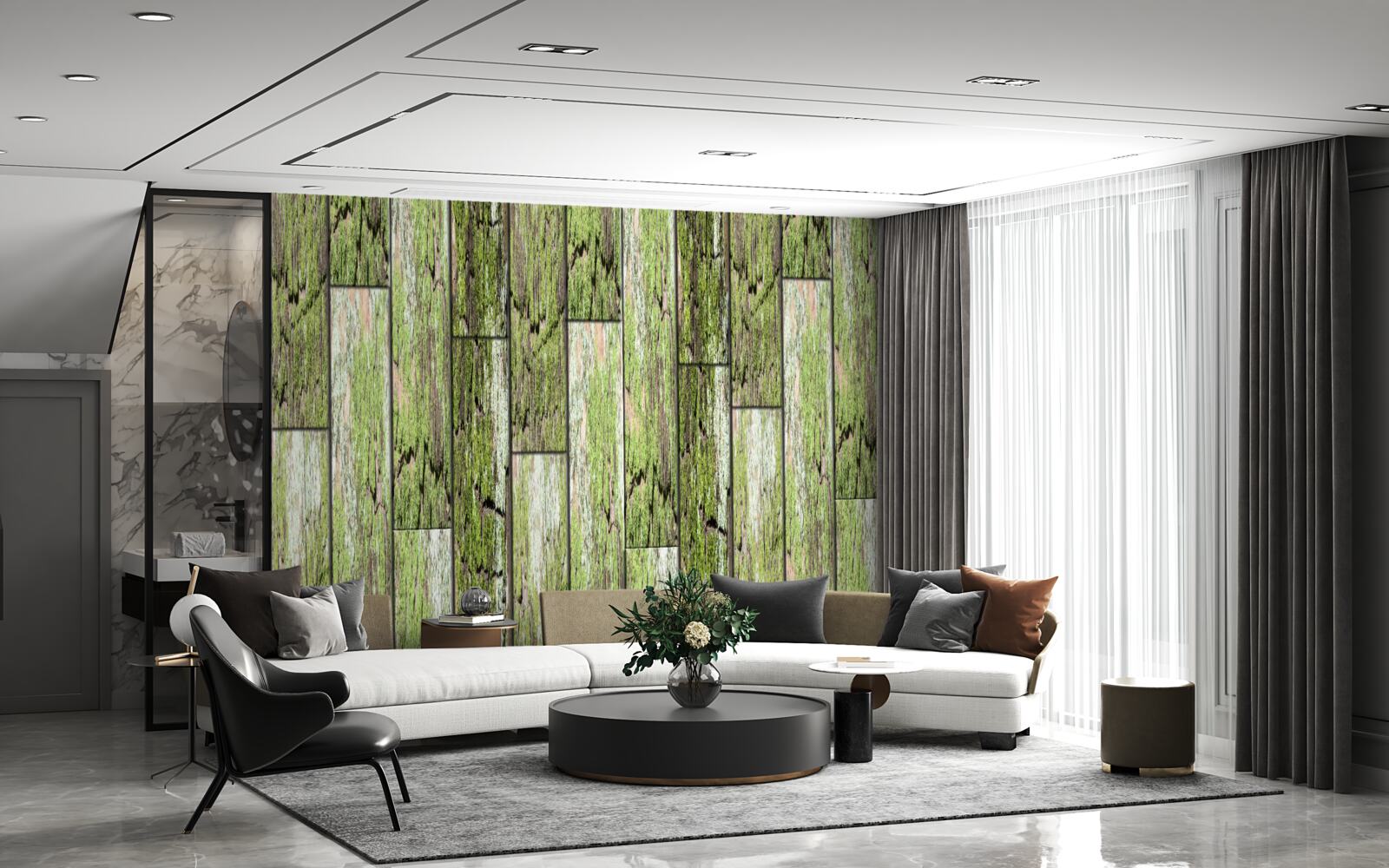 Фотошпалери старовинні пофарбовані дерев'яні вироби