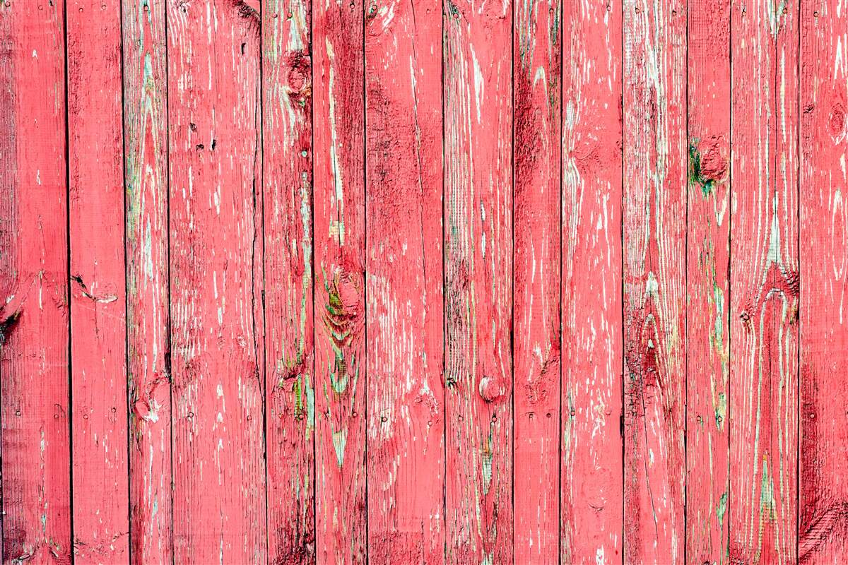 Фотошпалери паркан пофарбований у рожевий колір