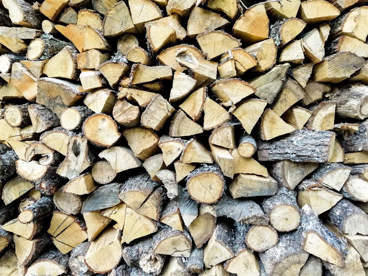 Фотошпалери відходи дерев'яних блоків