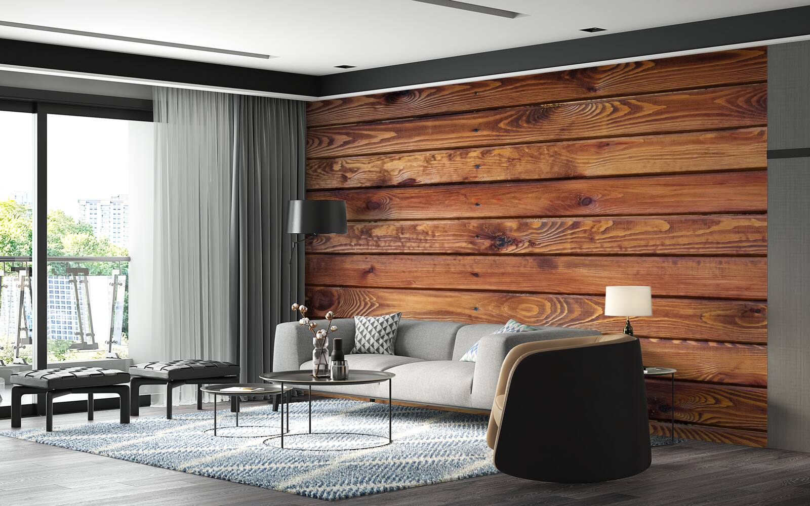 Фотошпалери натуральна текстура дерева