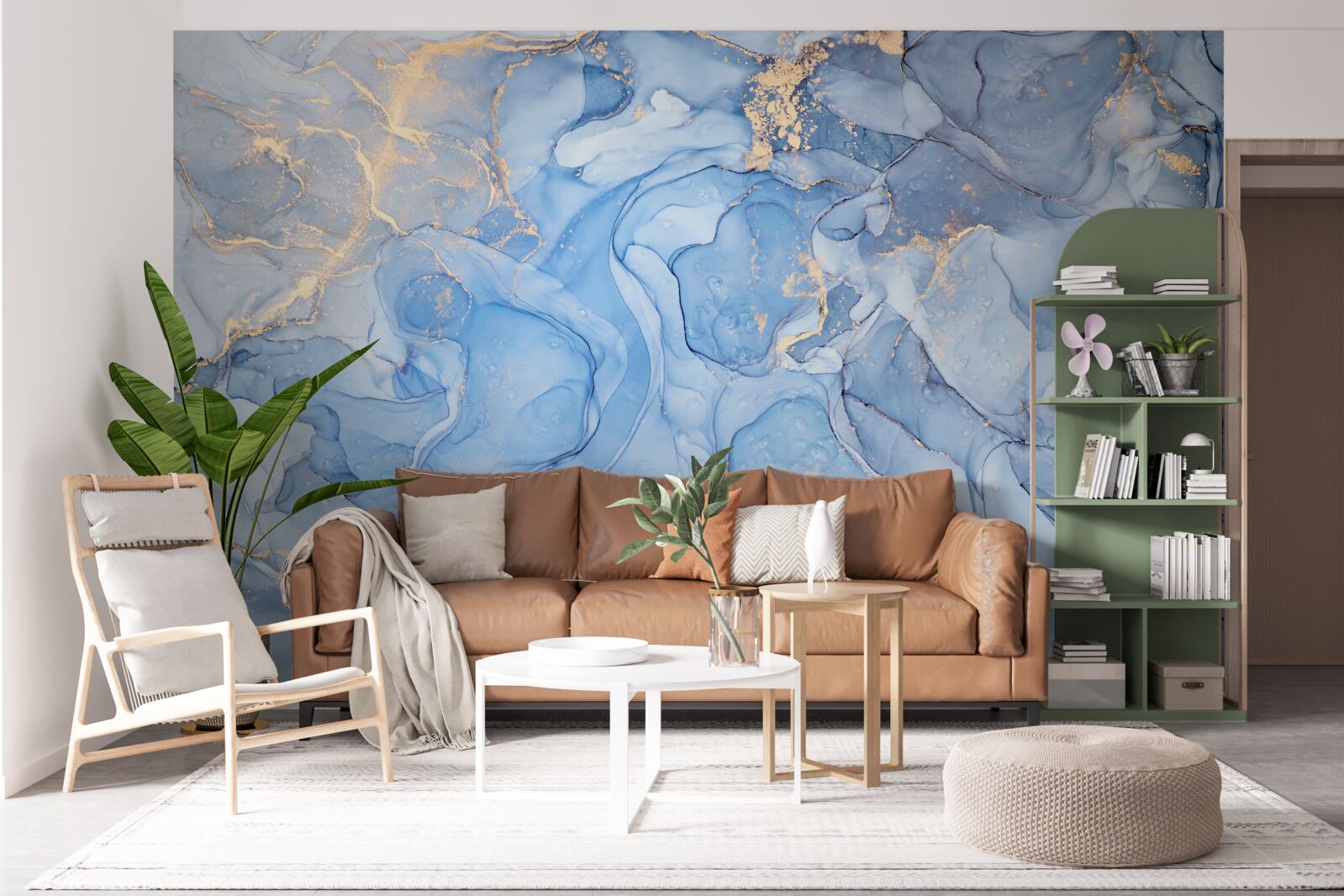 Фотошпалери ексклюзивний синій фон