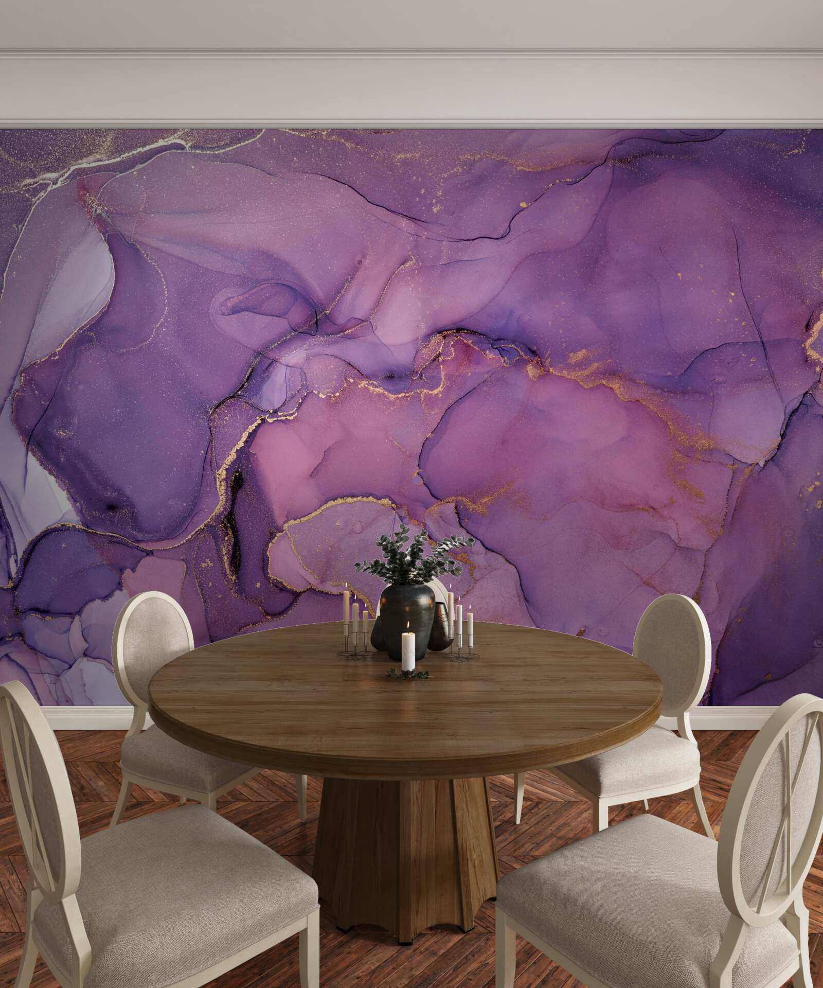 Фотошпалери прекрасні фіолетові відблиски