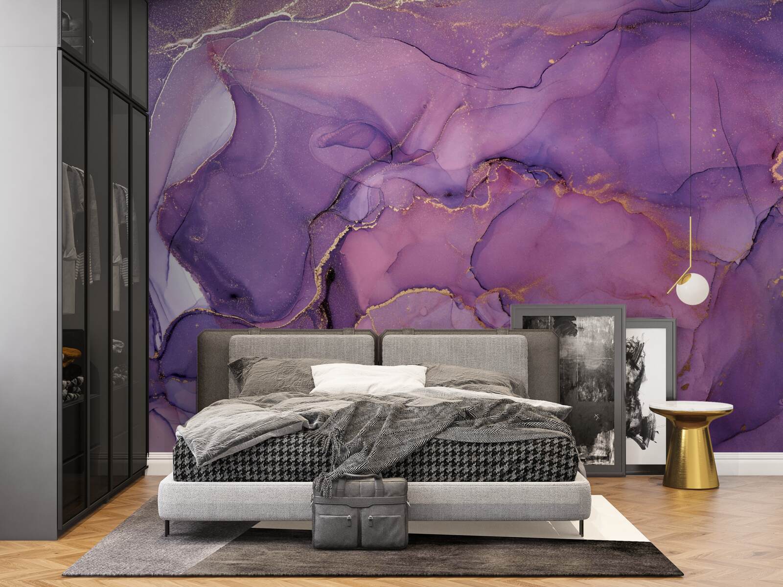 Фотошпалери прекрасні фіолетові відблиски