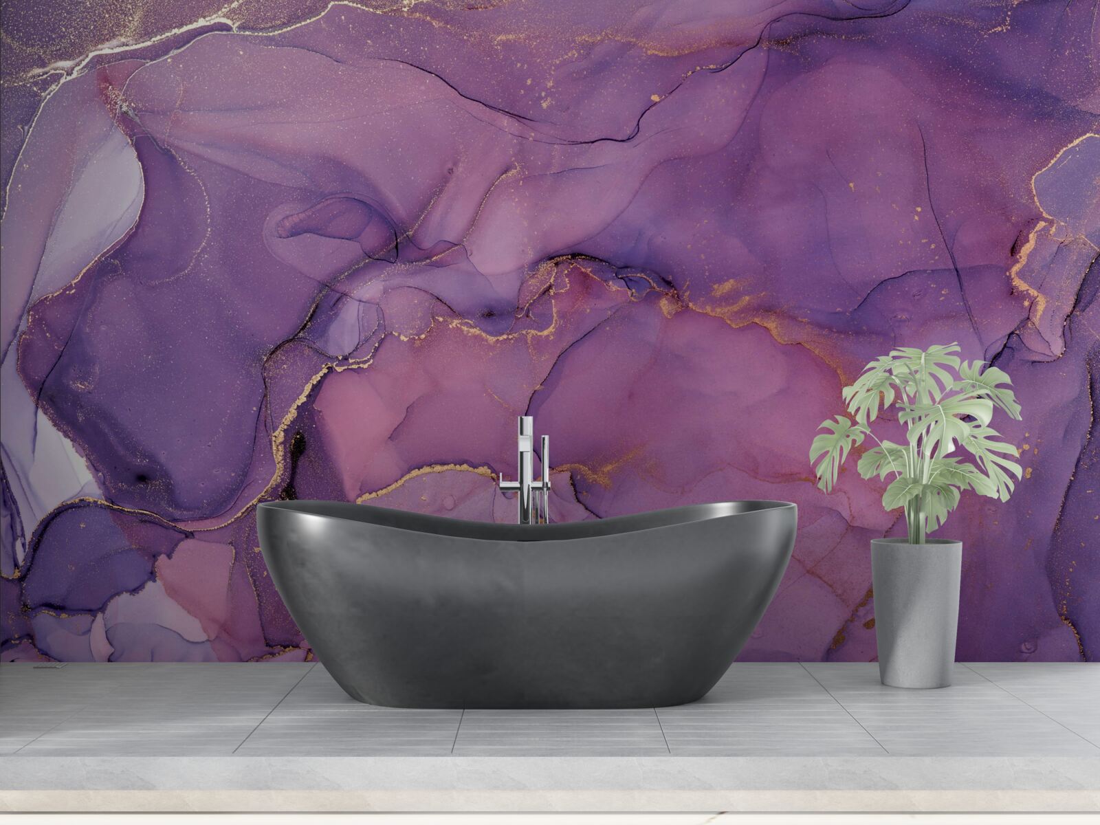 Фотошпалери прекрасні фіолетові відблиски