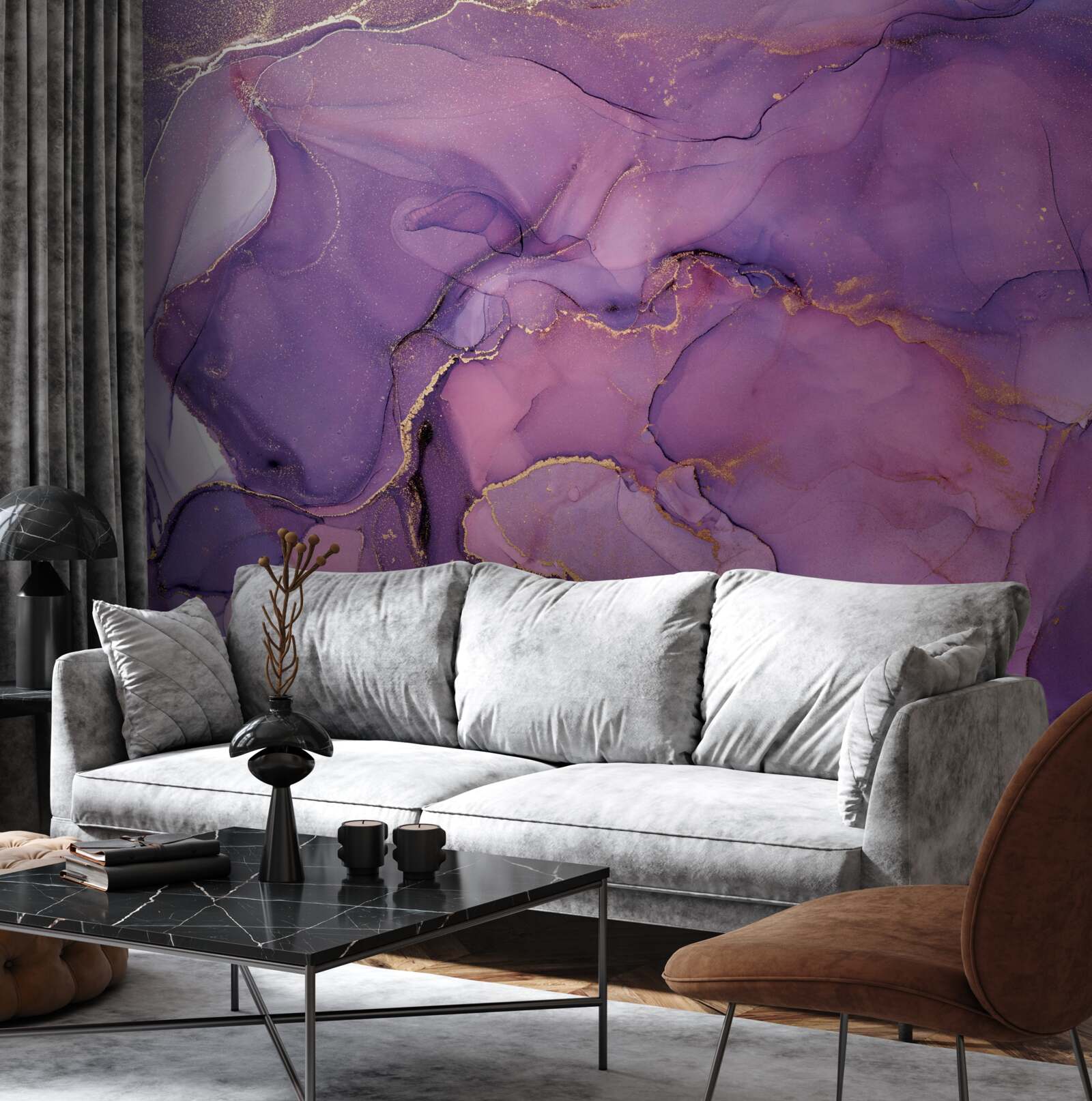 Фотошпалери прекрасні фіолетові відблиски