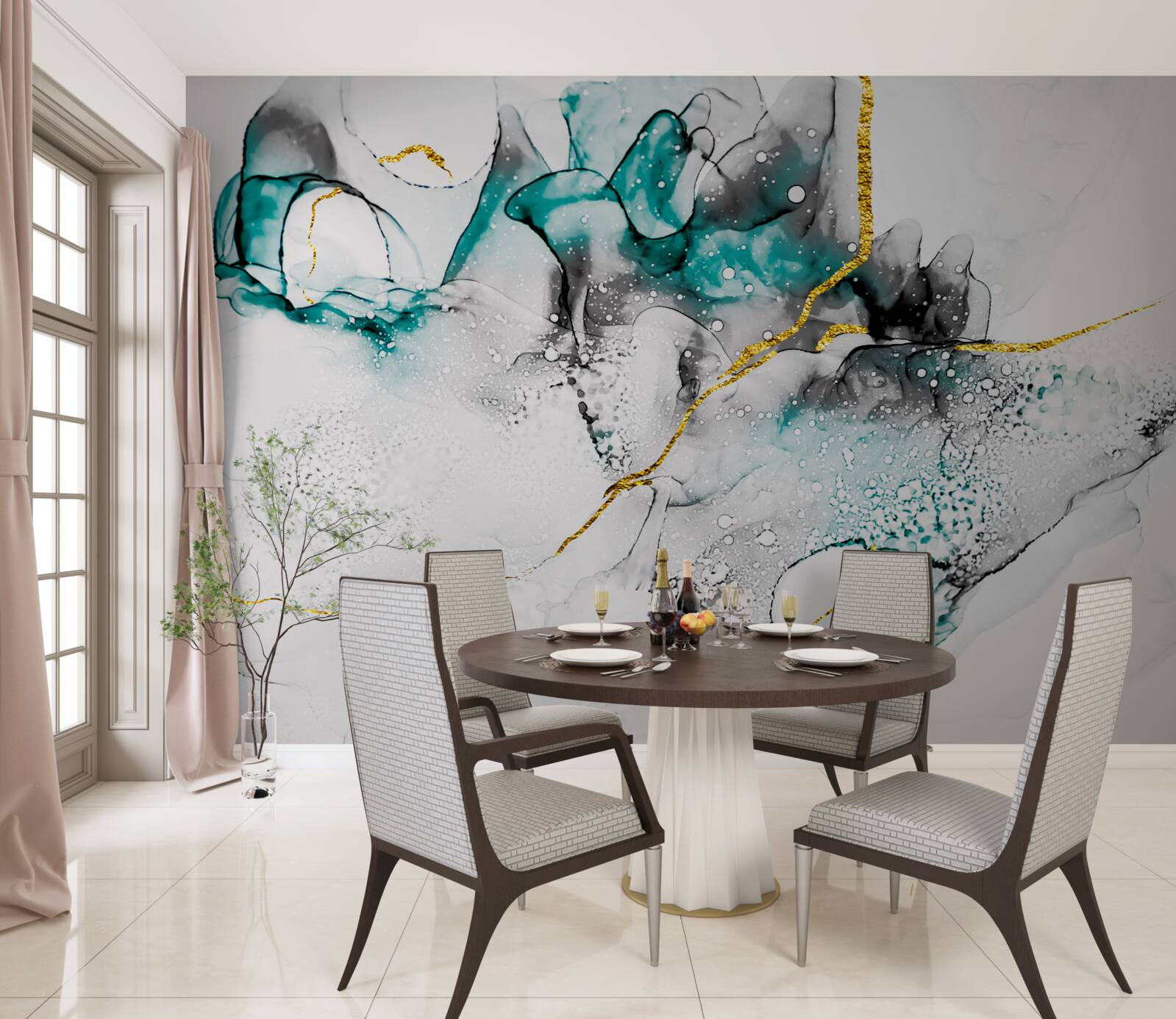 Фотошпалери рідкий акрил