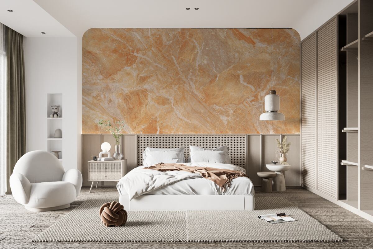 Фотошпалери оніксовий фон у відтінках помаранчевого