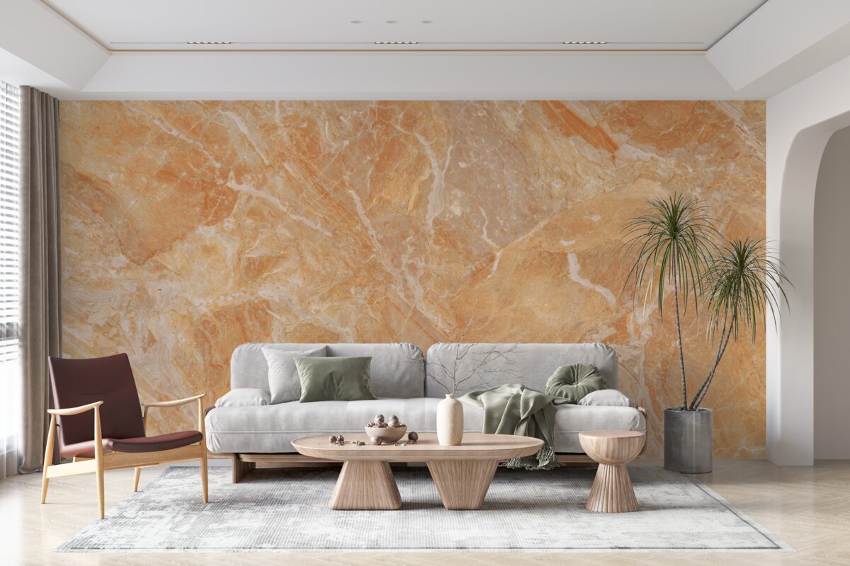 Фотошпалери оніксовий фон у відтінках помаранчевого