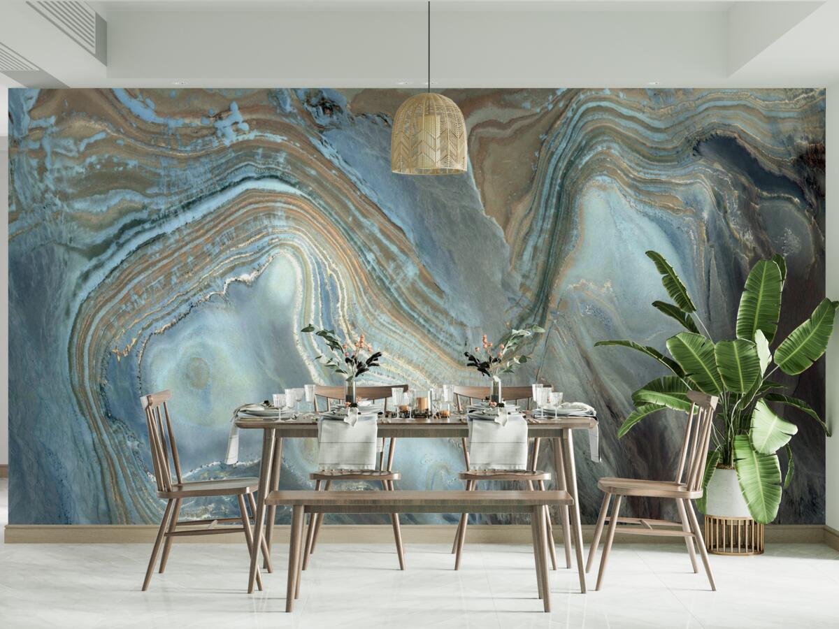 Фотошпалери синтез блакитного топазу