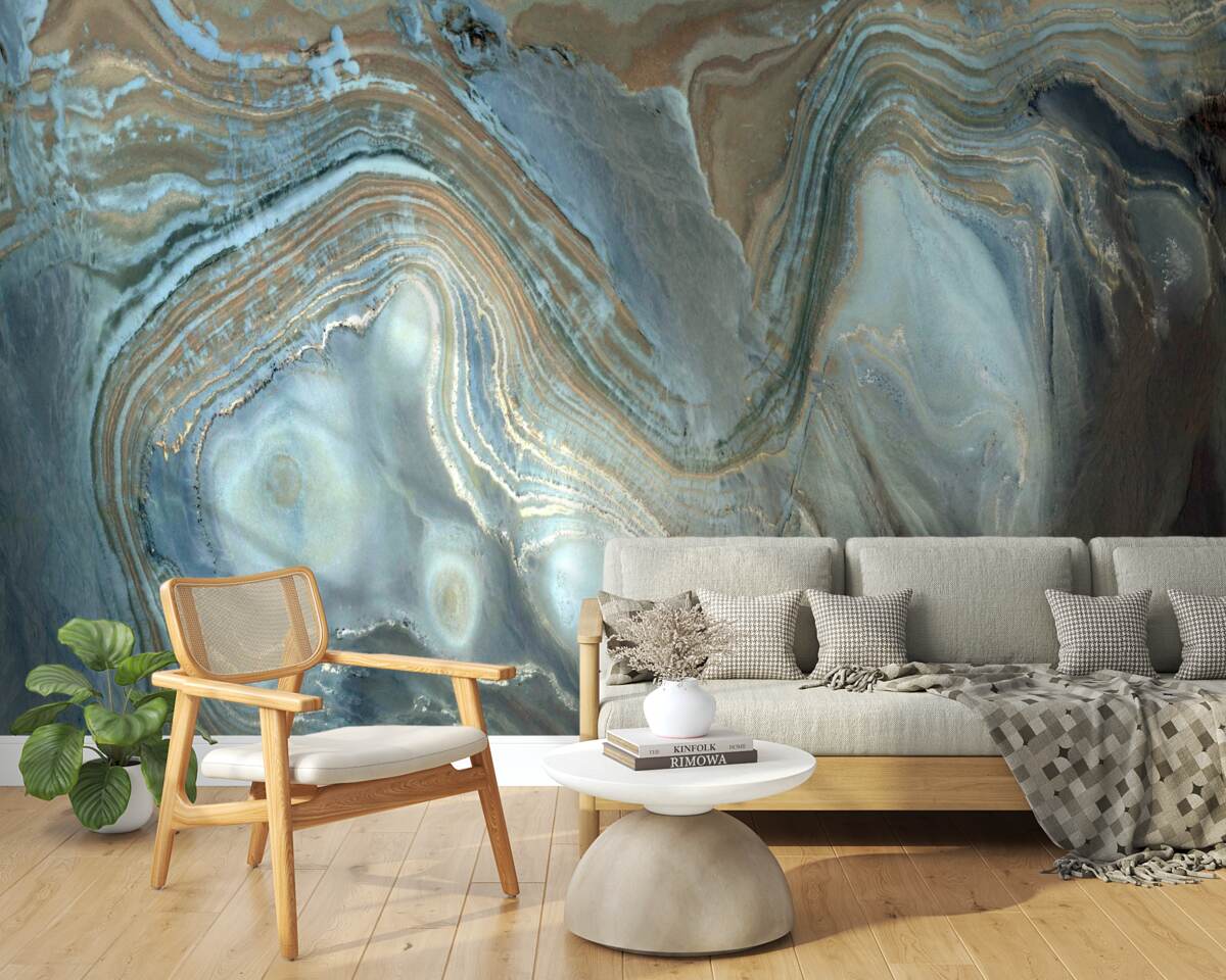 Фотошпалери синтез блакитного топазу