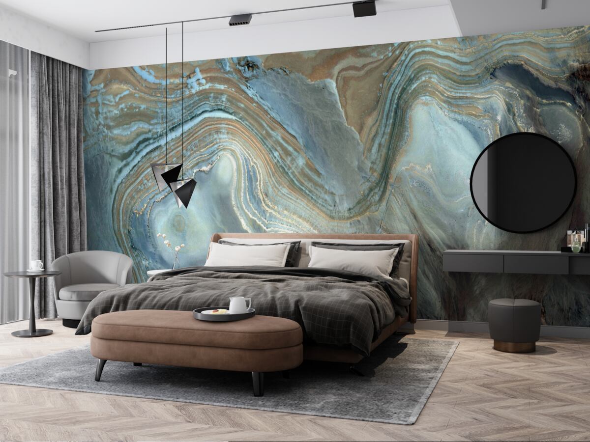 Фотошпалери синтез блакитного топазу