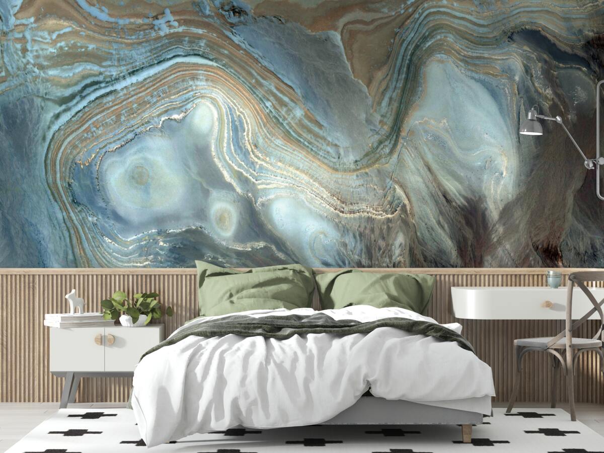 Фотошпалери синтез блакитного топазу