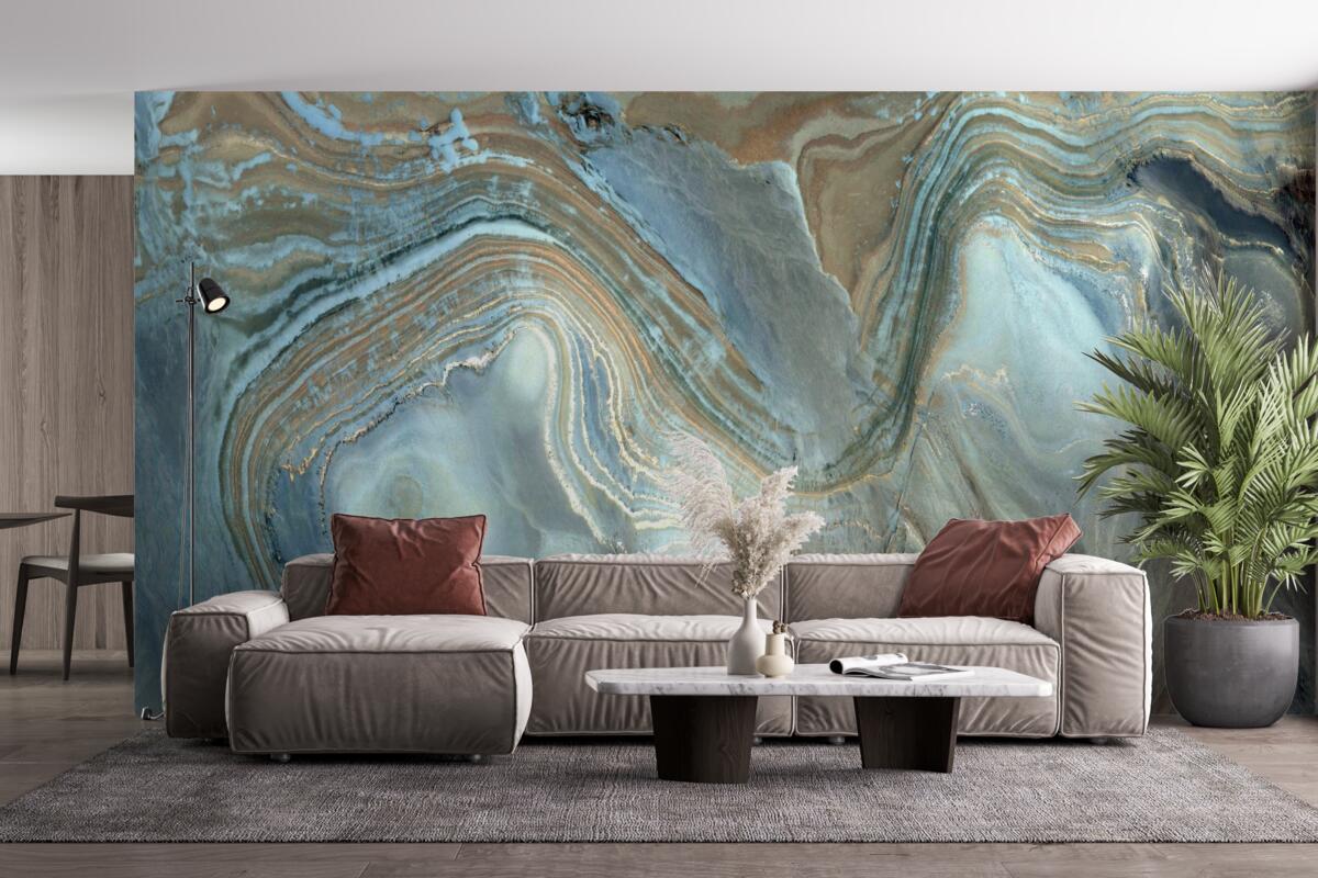 Фотошпалери синтез блакитного топазу