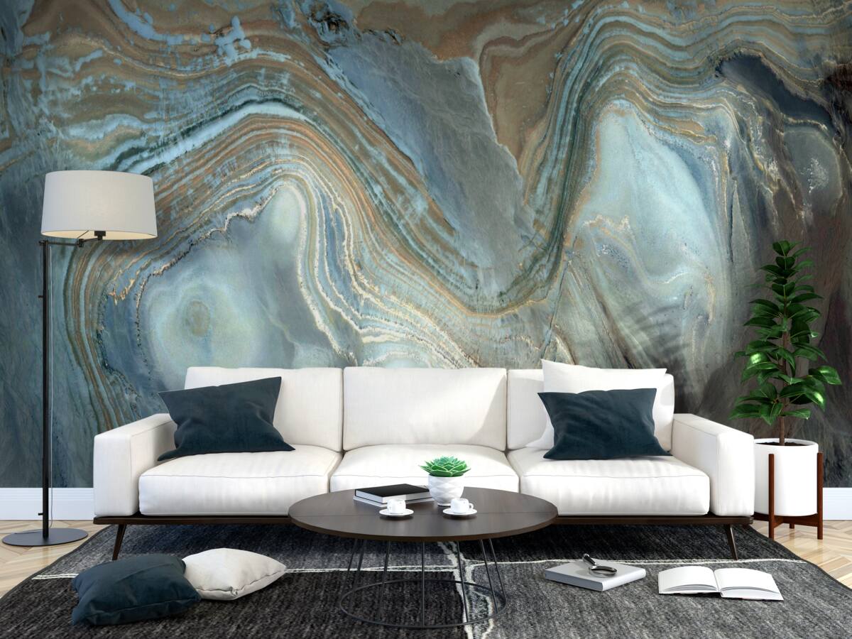 Фотошпалери синтез блакитного топазу