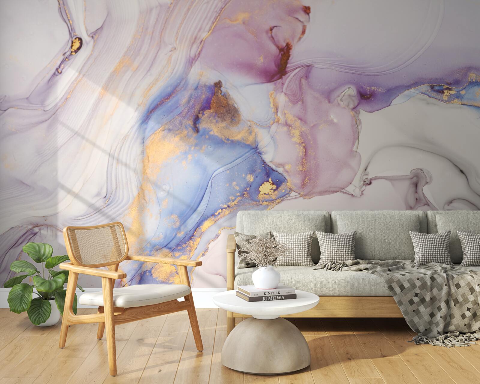 Фотошпалери мармурове тло з акварельним абажуром