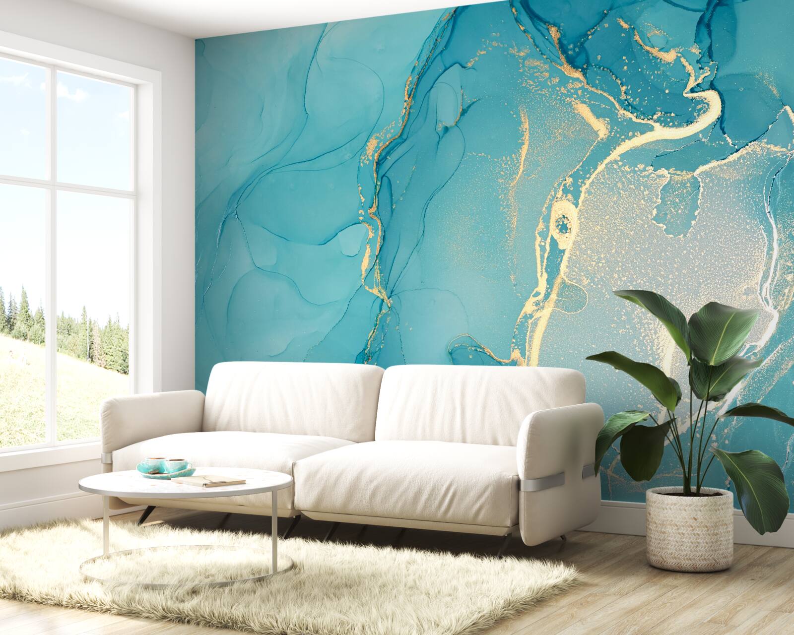 Фотошпалери мармуровий морський фон