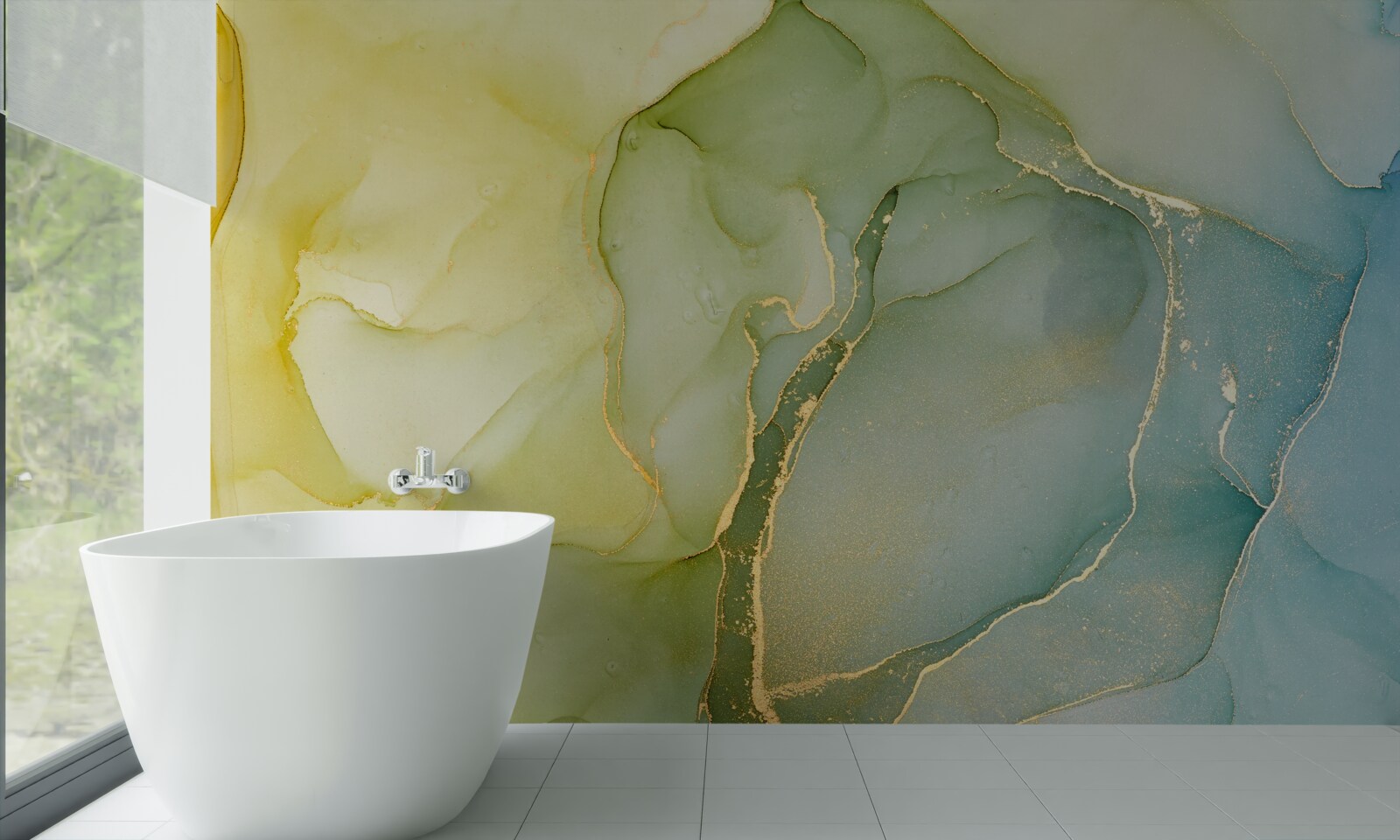 Фотошпалери мармурове тло в м'ятних відтінках