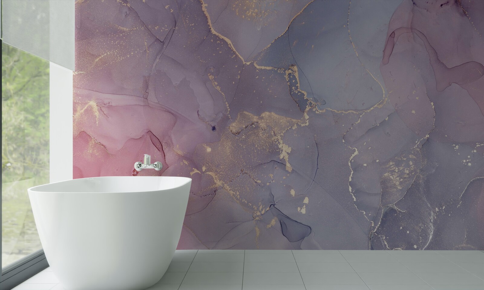 Фотошпалери фон в пастельних тонах з акрилу