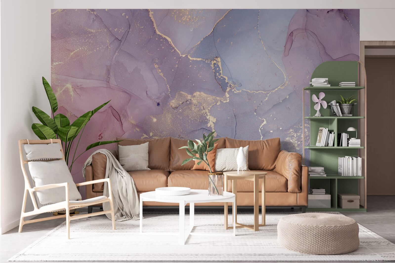 Фотошпалери фон в пастельних тонах з акрилу